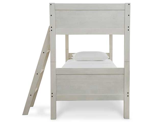 Antique White Twin-Over-Twin Bunk Bed second view