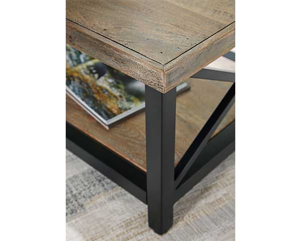 Coffee Table Brown-Black second view