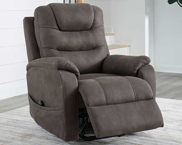 Power Lift Chair Recliner With Dual Motors Gunmetal