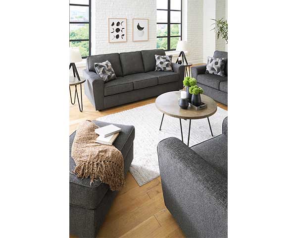 Slate Grey Sofa With Chair second view