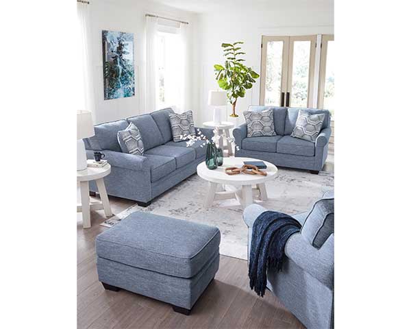 Sofa With Chair Set Denim second view