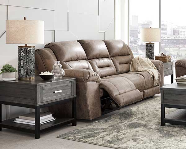 Brown Sofa & Loveseat That Reclines second view