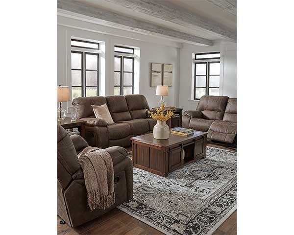 Chocolate Brown Sofa That Reclines second view