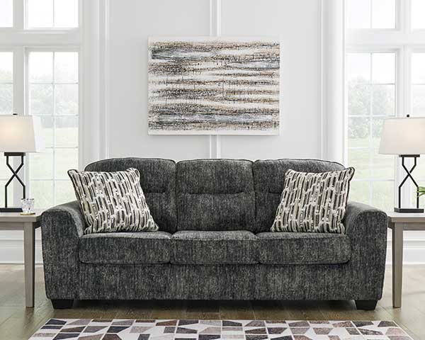 Gunmetal Gray Sofa second view