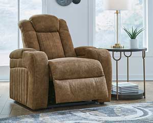 Brindle Faux Leather Recliner