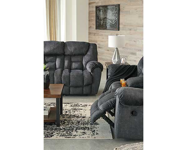 Dark Grey Sofa That Reclines second view