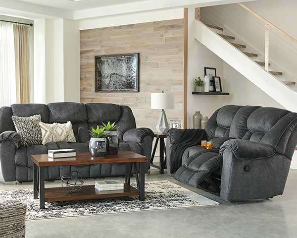 Dark Grey Sofa & Loveseat That Reclines