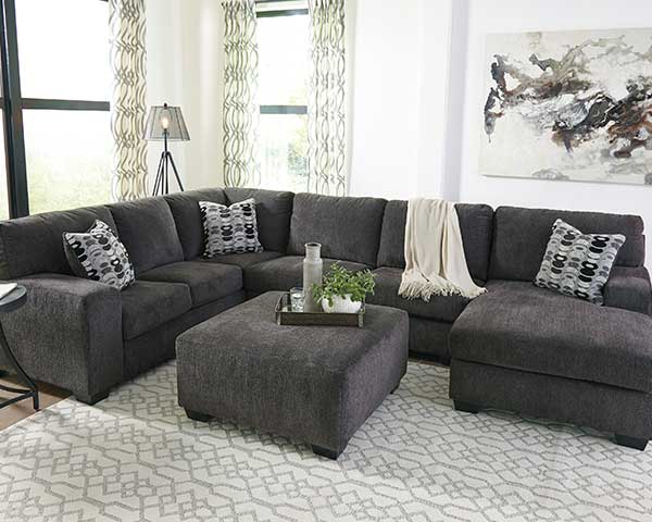 3 Piece Sectional Smoke