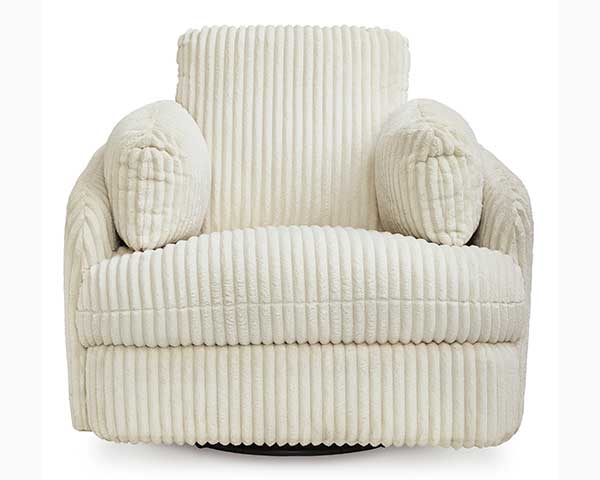 Ivory Recliner That Glides & Swivels second view