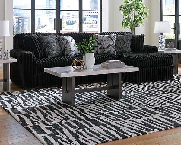 Black Sofa With Chaise