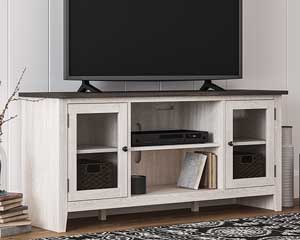 TV Stand Wood 60" Two-Tone