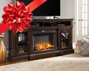 72" Electric Fireplace TV Stand