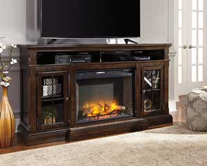 72" Electric Fireplace TV Stand