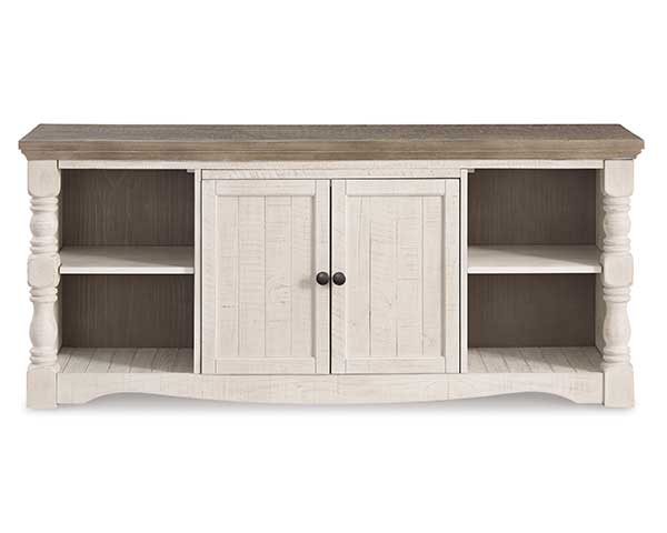 67" Wood TV Stand Two-Tone second view