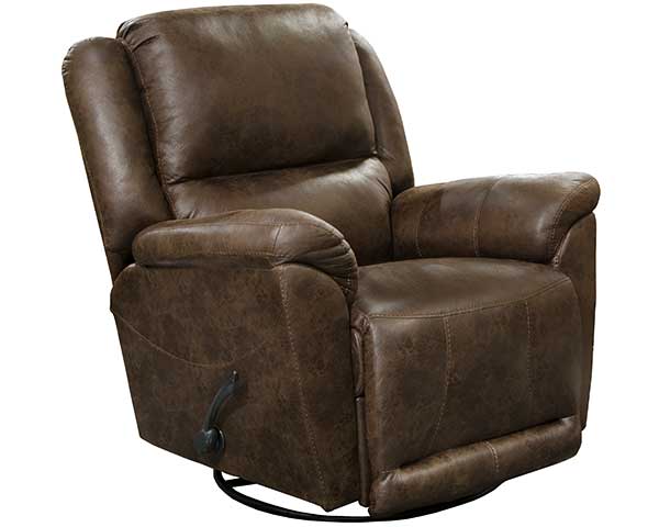 Recliner That Swivels & Glides Chocolate