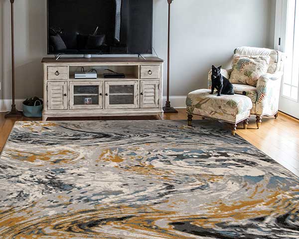 Area Rug 5' X 8' Multi