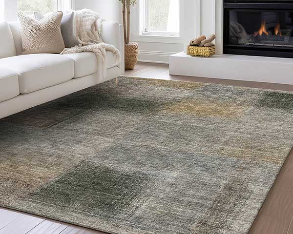 Mocha Area Rugs That Are Washable