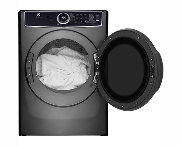 Grey Stackable Electric Dryer HE 8' second view