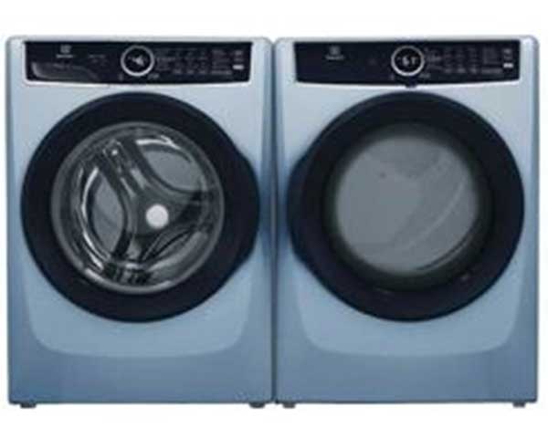 Glacier Blue Washer Dryer HE Set second view