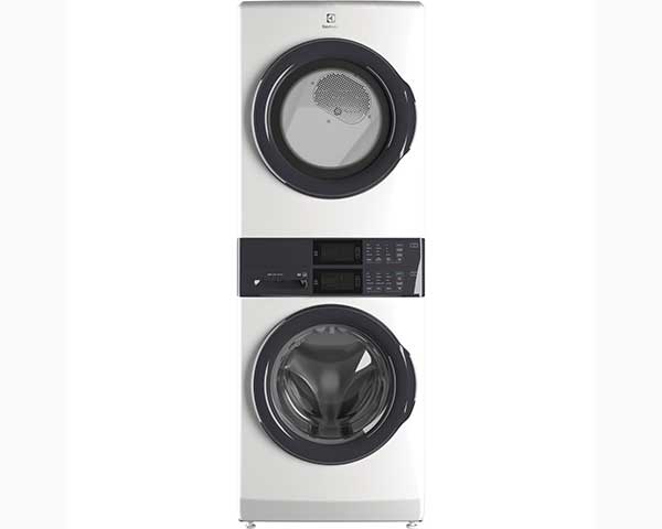 White Laundry Center 4.4' Washer & 8' Dryer