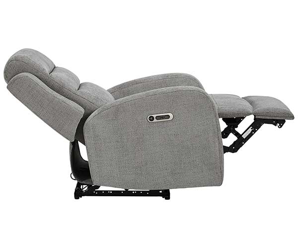 Grey Power Recliner With Power Headrest second view