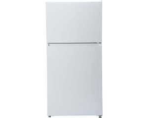 18' White Refrigerator With Top Freezer