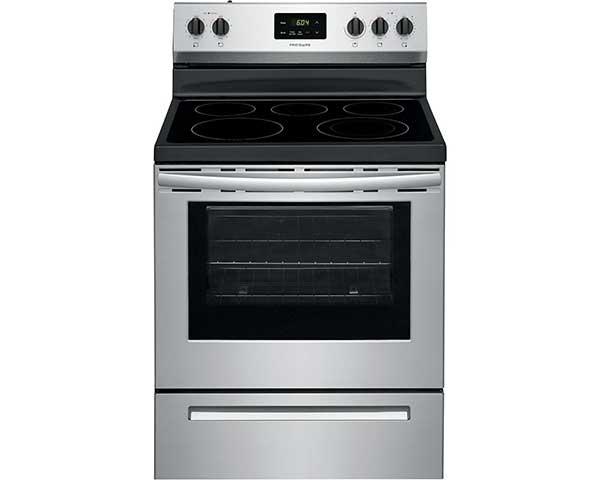 Stainless Steel 30" Electric Kitchen Range Stove With Smooth Top & Manual Clean FCRE3052AS