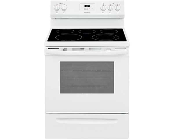 White 30" Electric Kitchen Range With Smooth Top & Manual Clean FCRE3052AW