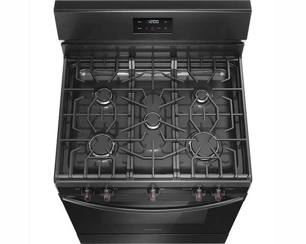 Black Gas Range second view