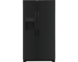 26' Black Standard-Depth Side-by-Side Refrigerator