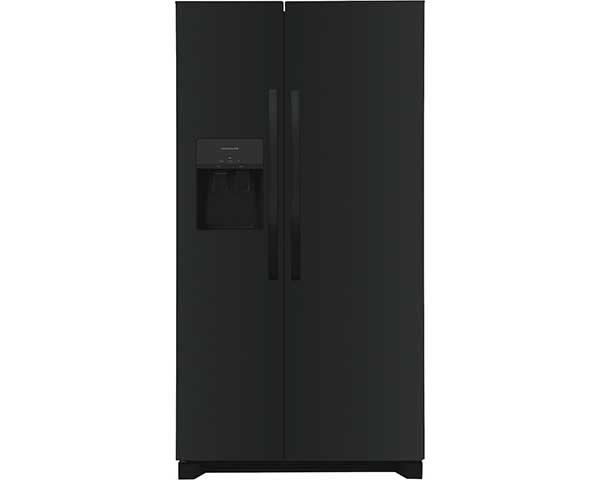 26' Black Standard-Depth Side-by-Side Refrigerator