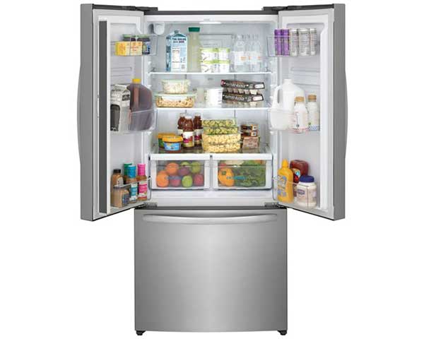 31.5" Counter Depth French Door Refrigerator - Brushed Steel second view