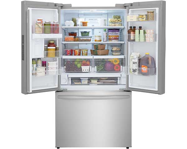 29' Standard-Depth Stainless French Door Refrigerator second view