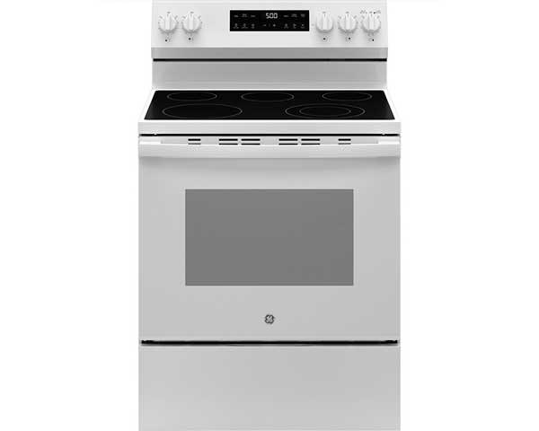 White Radiant Electric Range