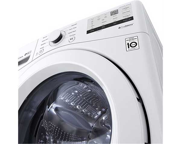 Stackable Electric Dryer Front HE 7.4' White second view