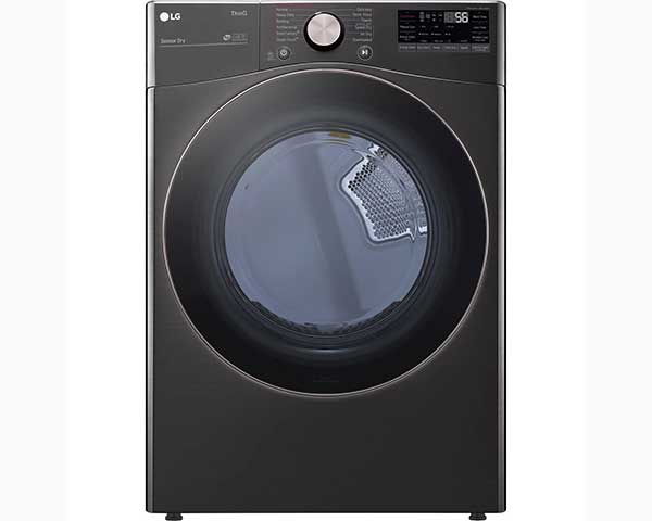 Black Front Loading Electric Dryer HE 7.4'