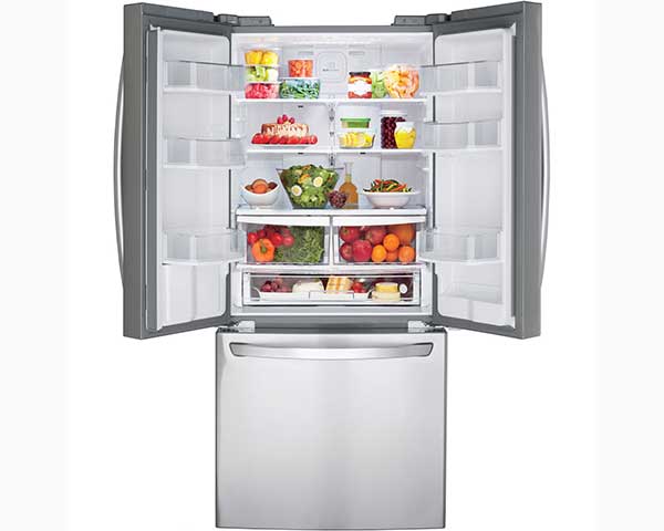 22' Stainless French Door Refrigerator With Ice & Water In Door second view