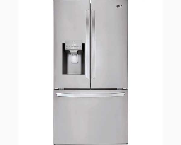 28' Stainless French Door Refrigerator With Ice & Water In Door