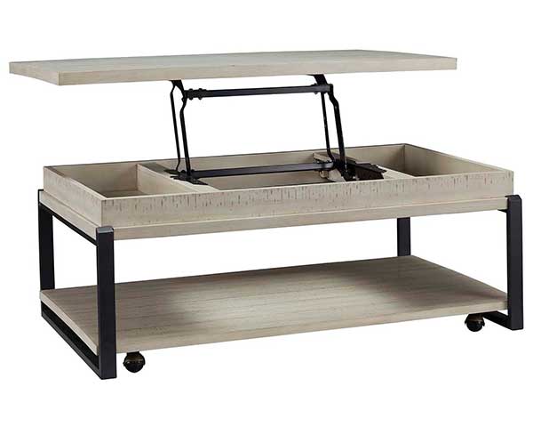 Raise Up Coffee Table With Lift Top & One End Table