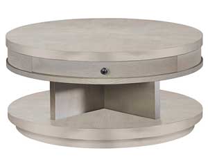 Grey Round Coffee Table