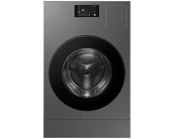 AI Laundry Combo All-in-One Ultra Capacity Washer & Ventless Heat Pump Dryer Dark Steel 5.3'