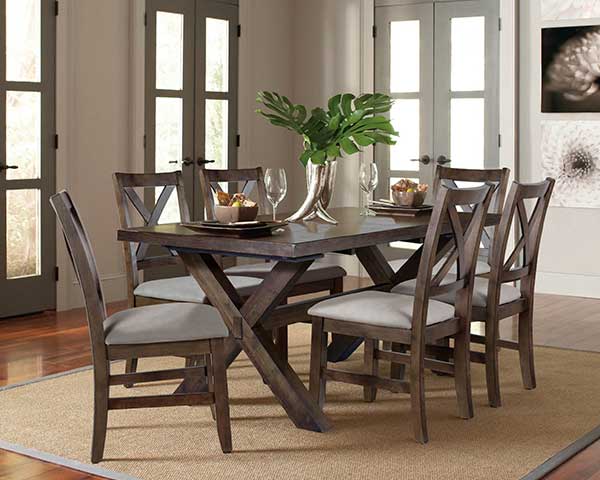 Farmhouse Kitchen Table With 6 Chairs