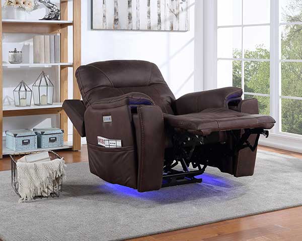 Dark Brown Power Recliner