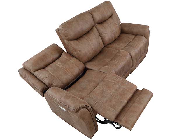 Camel Power Reclining Sofa second view