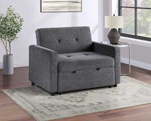 Grey Sleeper Chair Twin Size