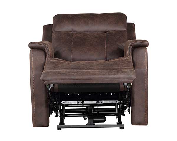 Dark Brown Power Recliner second view