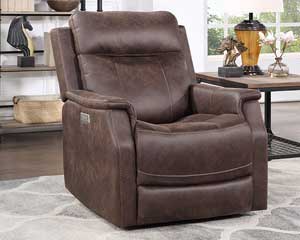 Dark Brown Power Recliner