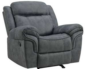 Charcoal Gray Recliner That Rocks