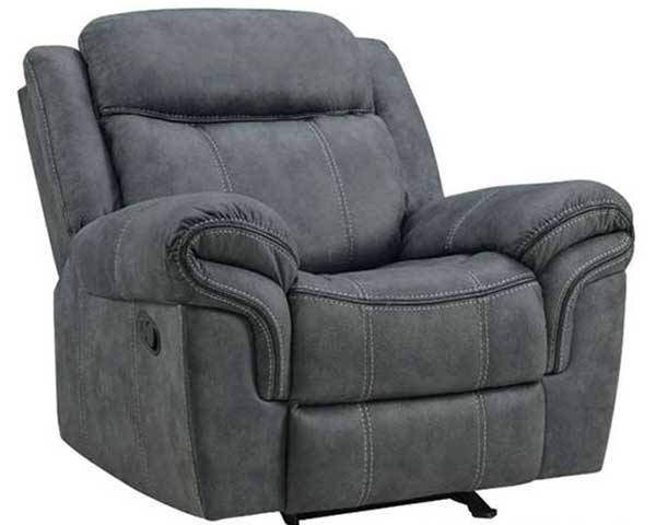 Charcoal Gray Recliner That Rocks