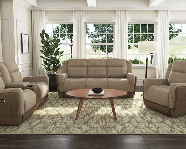 Sofa That Reclines Beige